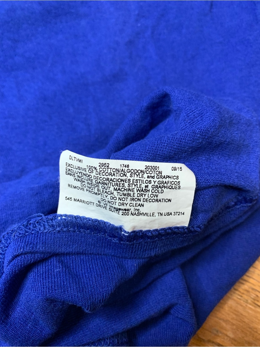 Majestic Toronto Blue Jays T-Shirt Blue Size M | Graphic Tee - Picture 4 of 7